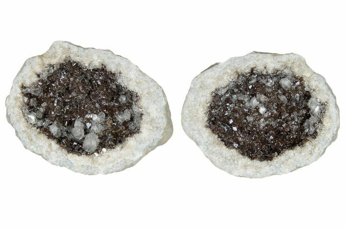 Keokuk Geode with Calcite Crystals - Missouri #221298